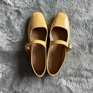 Sam Edelman Butter Yellow Ballet Flats Sz 7